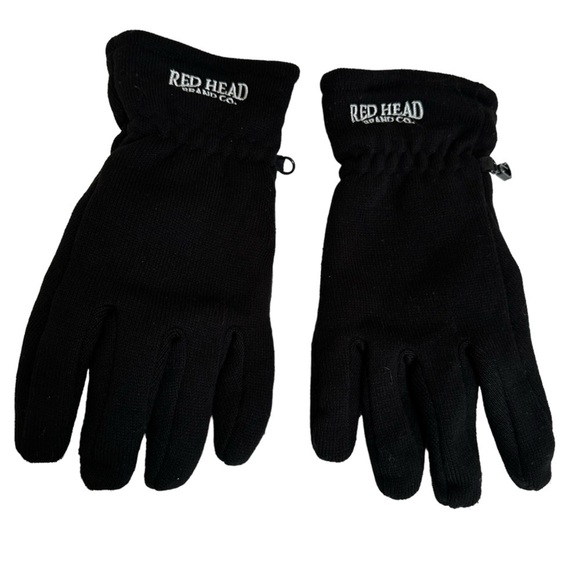 RedHead Knit Winter Gloves, Black, Men's XL - Picture 2 of 7